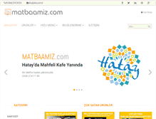 Tablet Screenshot of matbaamiz.com